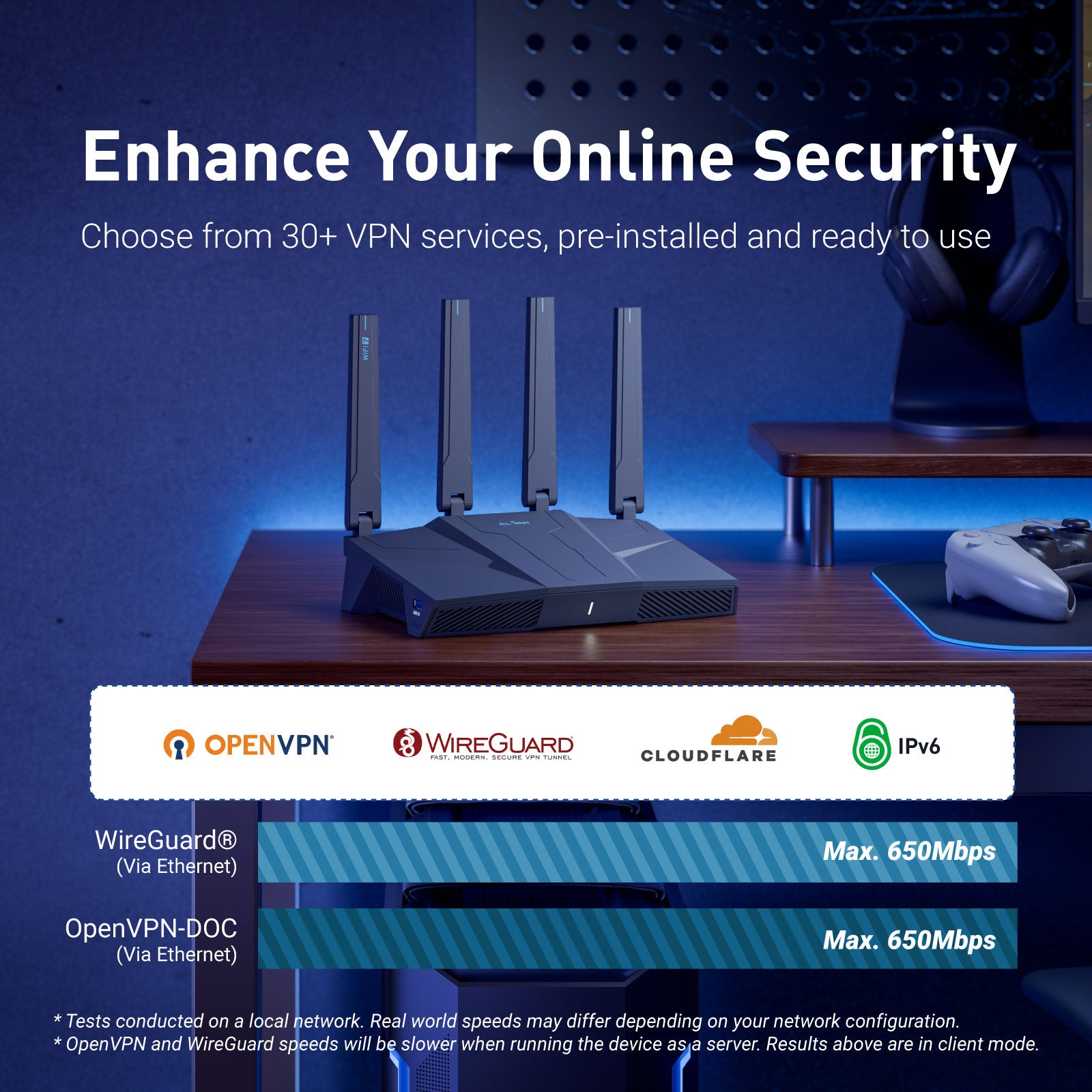 Flint 3e (GL-BE6500) Dual-band Wi-Fi 7 Home Router - GL.iNet