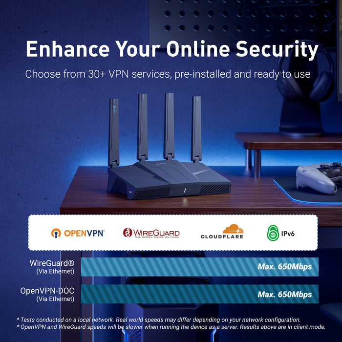 Flint 3e (GL-BE6500) Dual-band Wi-Fi 7 Home Router - GL.iNet
