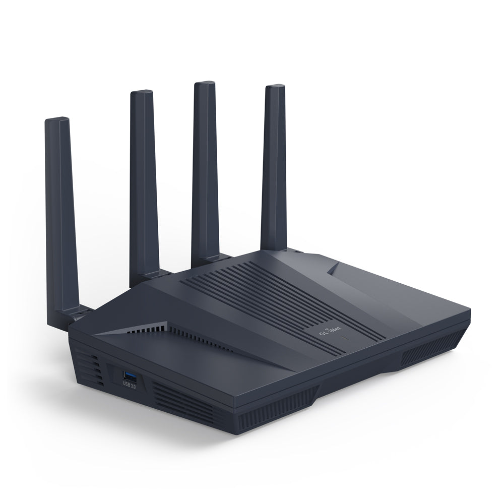 Bundle Offer | Flint 2 (GL-MT6000) Wi-Fi 6 Home Router + Power Supply Adapter - GL.iNet