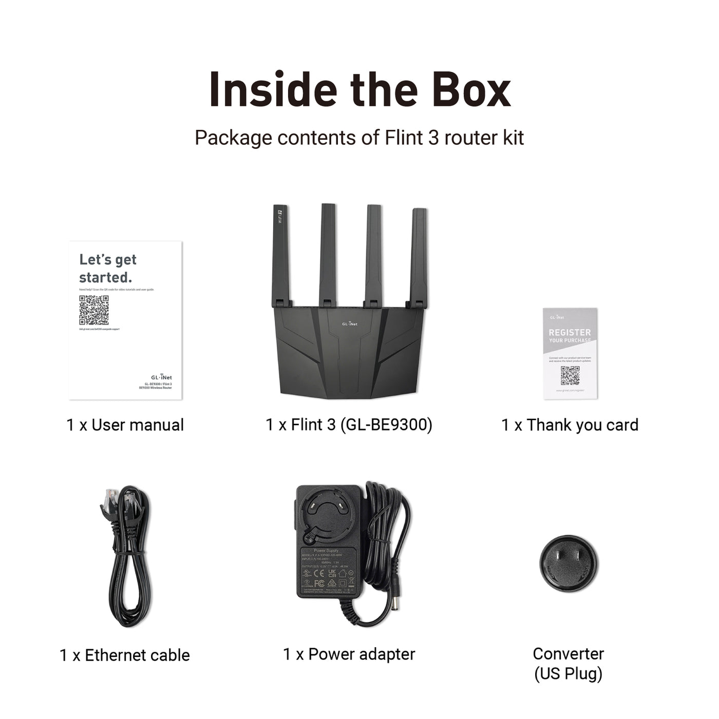 Flint 3 (GL-BE9300) Tri-band Wi-Fi 7 Home Router — GL.iNet