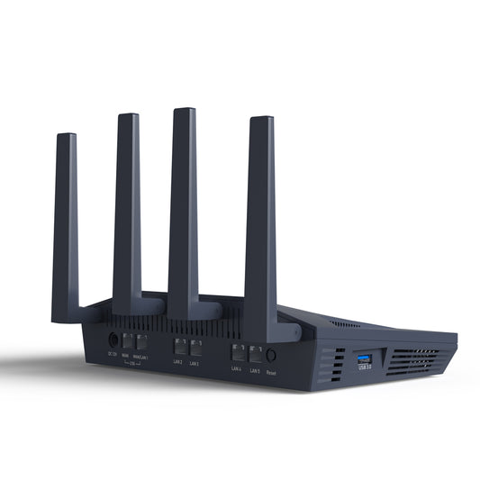Bundle Offer | Flint 2 (GL-MT6000) Wi-Fi 6 Home Router + Power Supply Adapter - GL.iNet