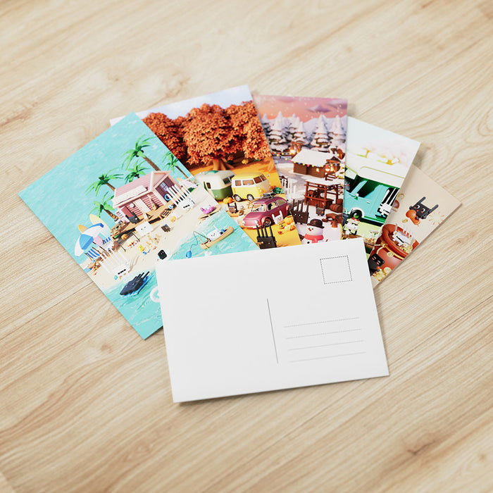 GL.iNet Postcard:Travel Router-Season Themed Postcards|SET: 5PCS - GL.iNet