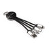 GL.iNet USB Power Cable All in One Charge Cable|Black|Nylon Braided - GL.iNet