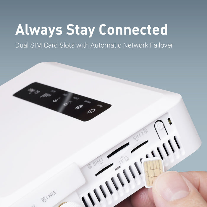 Spitz AX (GL-X3000) Wi-Fi 6 AX3000 | 5G NR CAT19 | Dual-SIM failover | OpenWrt 21.02 - GL.iNet