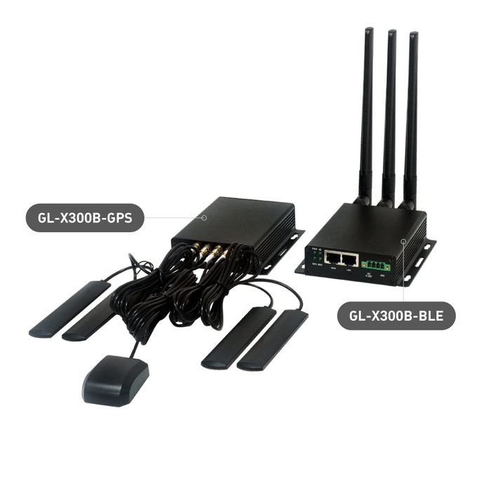 Collie (GL-X300B) Industrial 4G Gateway | GPS / BLE Version - GL.iNet