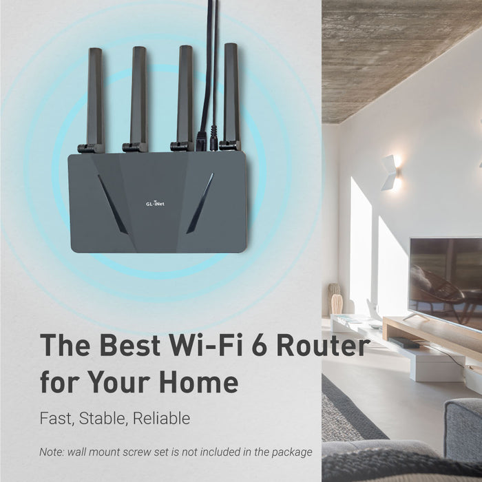 Flint (GL-AX1800) Dual-Band Gigabit Wi-Fi 6 Router - GL.iNet